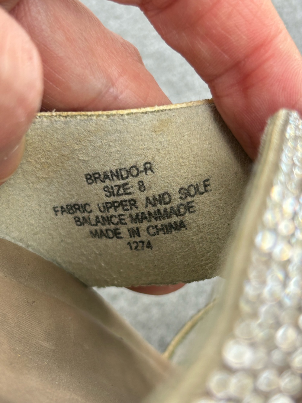 LIKE NEW Madden Girl Sparkle Slide Sandals - size 8 - Picture 4 of 6